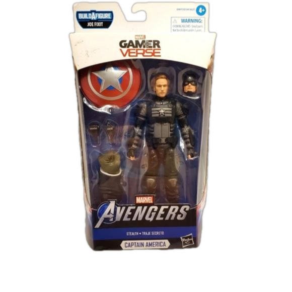 Stealth Captain America Gamer Verse Marvel Legends Series Figure - Picture 1 of 5